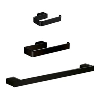 3 Piece Black Accessory Set Gedy LG1321-M4